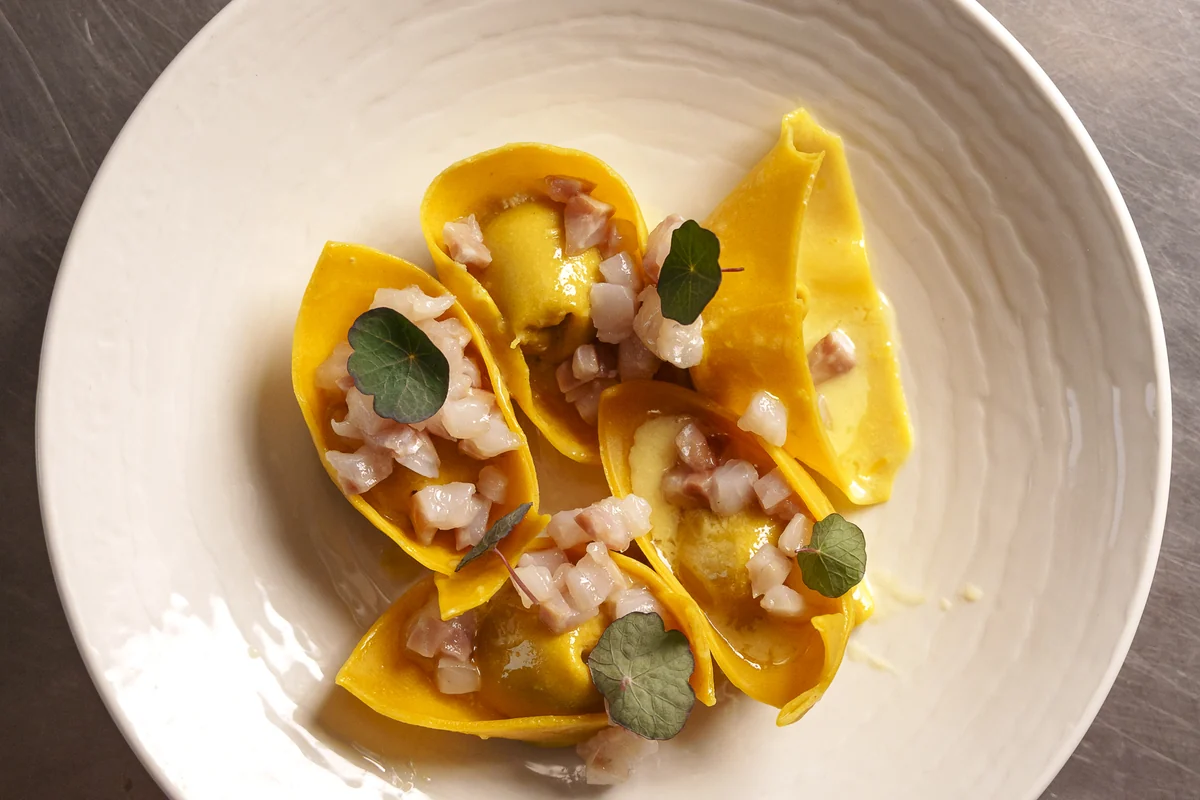 Tortelli di pasta fresca fatta in casa del Ristorante Nonna Pina